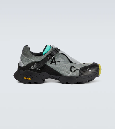 Shop A-cold-wall* X Roa Minaar Hiking Sneakers In Grey Black