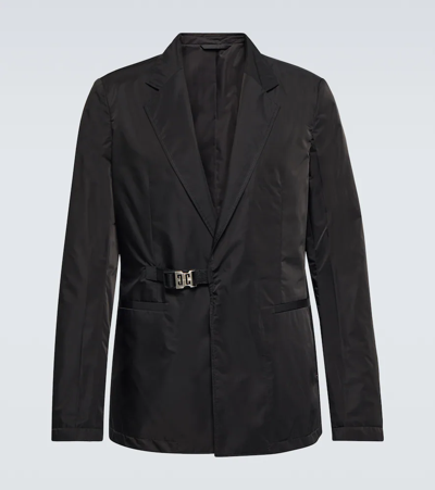 Shop Givenchy Single-breasted Blazer In Black