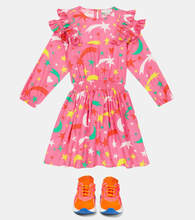 Shop Stella Mccartney Printed Dress In Rosa/multicolor