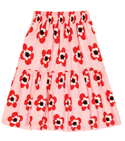 Shop Stella Mccartney Floral Skirt In Rosa/multicolor