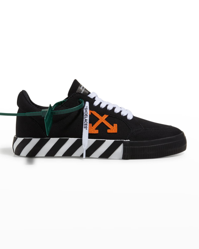 Off-White c/o Virgil Abloh Arrow Low-top Neon Canvas Sneakers in