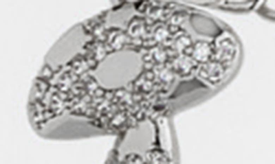 Vidakush Mushroom Charm Belly Chain In Silver