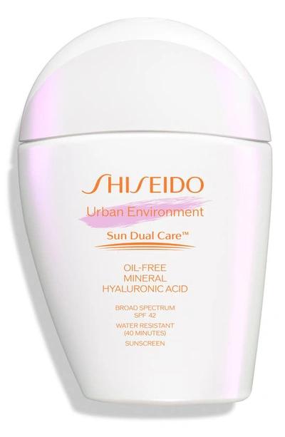 Shop Shiseido Urban Environment Sun Dual Care™ Oil-free Mineral Broad Spectrum Sunscreen Spf 42
