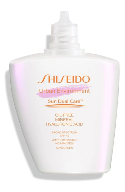 Shop Shiseido Urban Environment Sun Dual Care™ Oil-free Mineral Broad Spectrum Sunscreen Spf 42