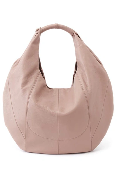 Shop Hobo Eclipse Medium Leather Shoulder Bag In Lotus