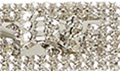 B-low The Belt Baby Farah Crystal Skinny Belt In Silver