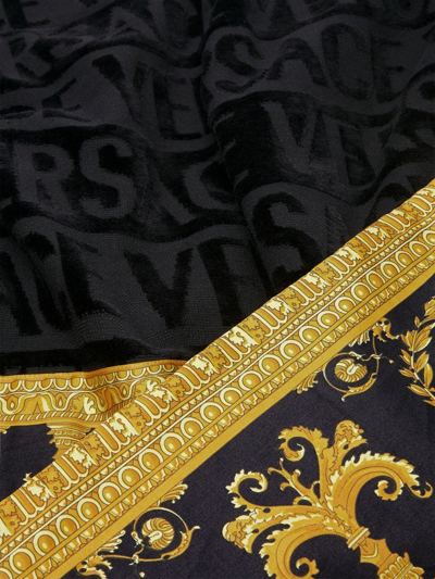 Shop Versace I ♡ Baroque Cloth Unisex In Black