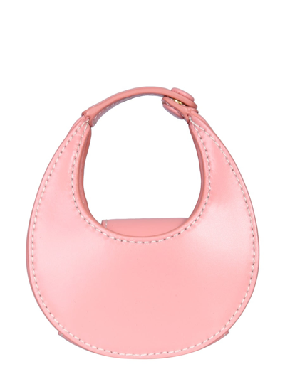 Shop Staud Moon Micro Bag In Pink