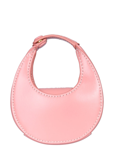 Shop Staud Moon Micro Bag In Pink