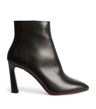 Shop Christian Louboutin So Eleonor Leather Boots 85 In Black