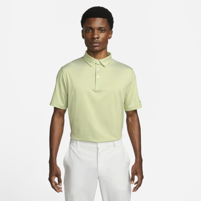 Shop Nike Men's Dri-fit Player Striped Golf Polo In Green