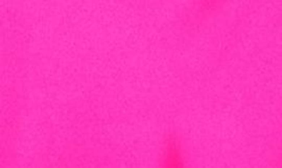Renee C Satin Slit Midi Skirt In Fuchsia