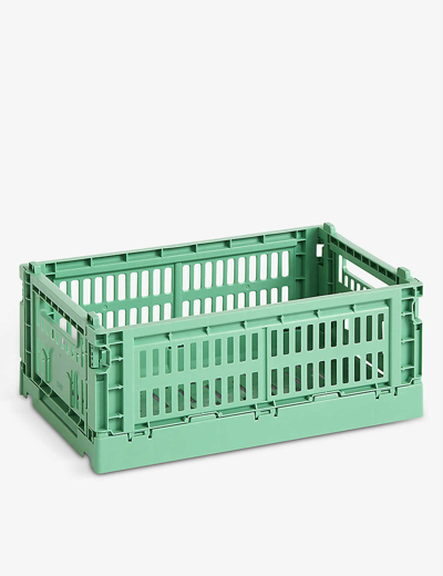 Shop Hay Stackable Crate 10.5cm X 26.5cm In Green