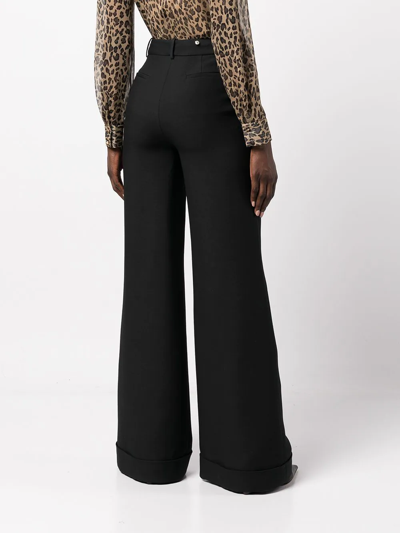 Shop Adam Lippes High-waisted Trousers In Black