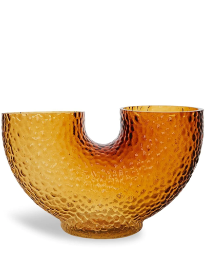 Shop Aytm Arura Glass Vase In Gold