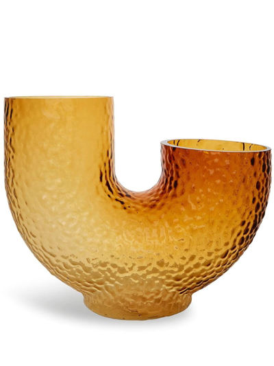 Shop Aytm Medium Arura Vase In Brown