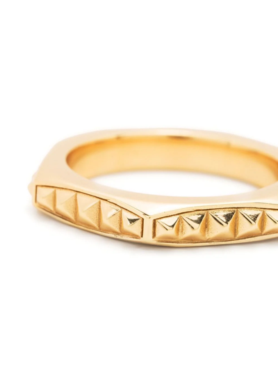 Emanuele Bicocchi Pyramid Gold-tone Ring In Gold