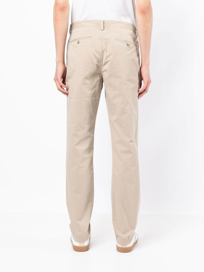 Shop Polo Ralph Lauren Straight-leg Chinos In Braun