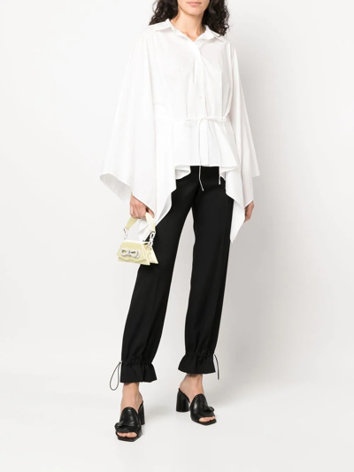 Shop Act N°1 Tied-waistband Detail Shirt In White