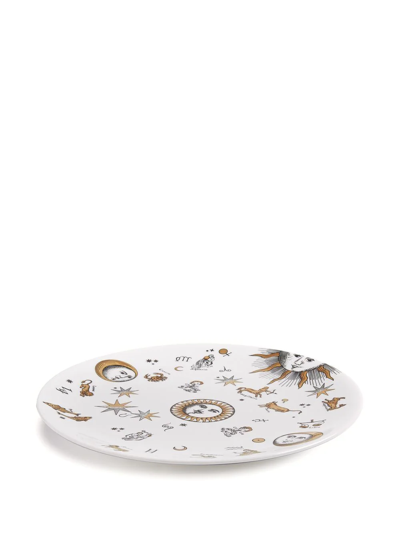 Shop Fornasetti Astronomici Centrepiece In Weiss