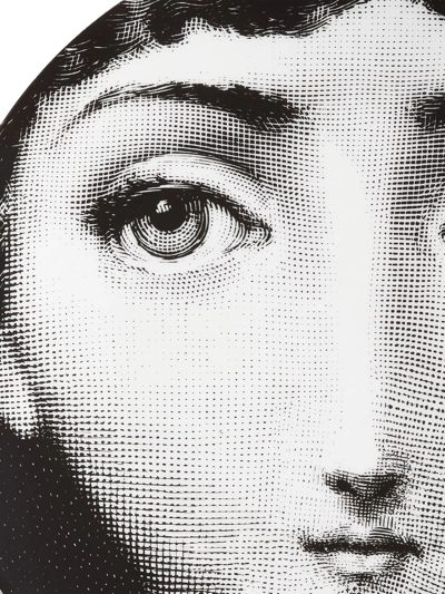 Fornasetti Tema E Variazioni N.97 Wall Plate In Weiss