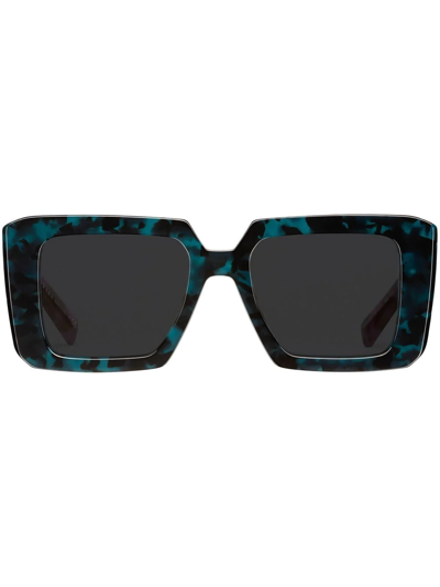 Shop Prada Symbole Oversize-frame Sunglasses In Grey