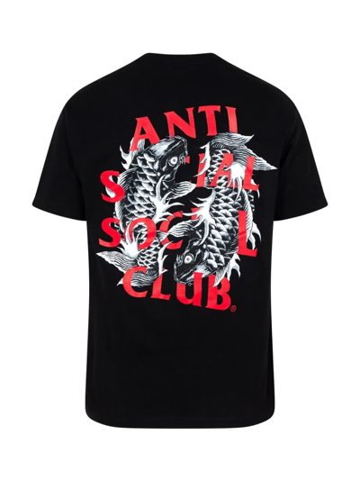 Shop Anti Social Social Club Omakase "members Only" T-shirt In Black