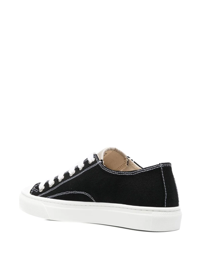 Shop Vivienne Westwood Orb-print Low-top Sneakers In Black