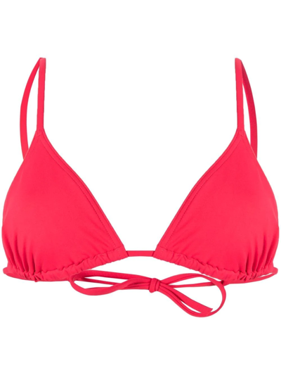 Shop Eres Mouna Small Triangle Bikini Top In Pink