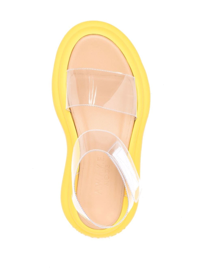 Shop A.w.a.k.e. Riley Sport-sandals In Yellow