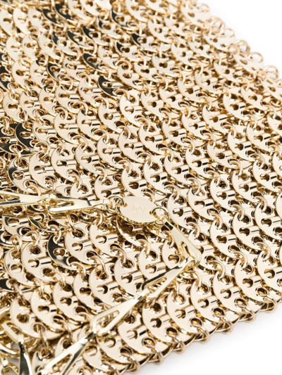 Rabanne Gold Iconic Chain 1969 Cross Body Bag In Gold