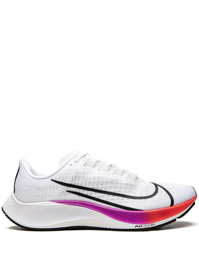 Shop Nike Air Zoom Pegasus 37 "white/flash Crimson" Sneakers