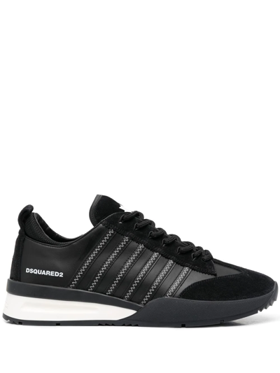 Shop Dsquared2 Low-top Sneakers In Black