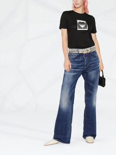 Dsquared2 Loose-fit Straight Leg Jeans In Blau