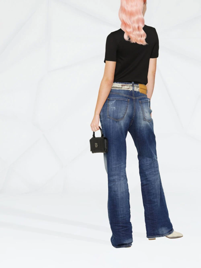 Dsquared2 Loose-fit Straight Leg Jeans In Blau