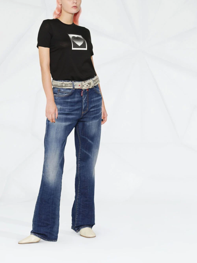Dsquared2 Loose-fit Straight Leg Jeans In Blau