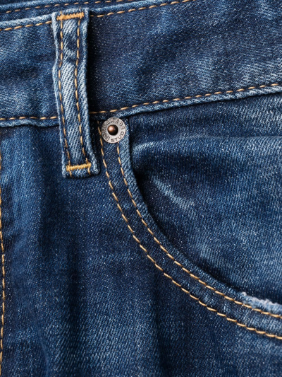 Dsquared2 Loose-fit Straight Leg Jeans In Blau