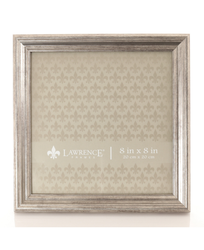 Shop Lawrence Frames Sutter Burnished Picture Frame, 8" X 8" In Silver-tone