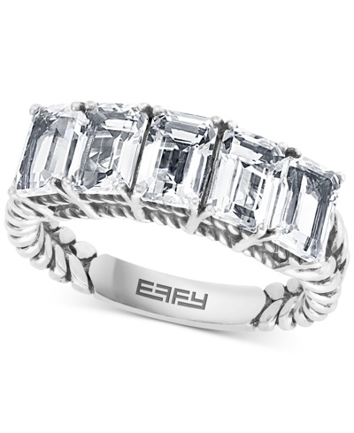 Effy Collection Effy Quartz Statement Ring (3-1/3 Ct. T.w.) In Sterling Silver In White Topaz