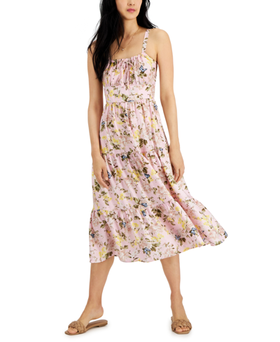 Inc International Concepts Printed Tiered Midi Dress, Created For Macy ...