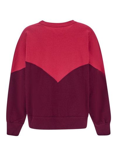 Shop Isabel Marant Étoile Houston Sweatshirt In Burgundy