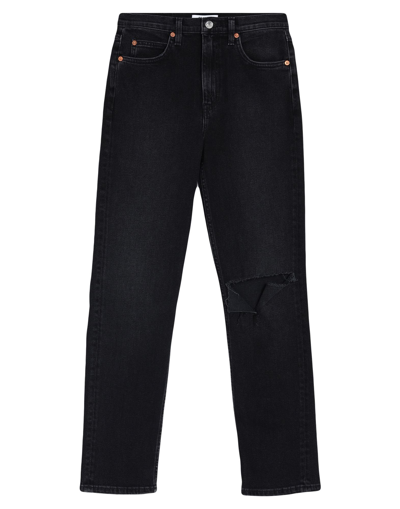 Shop Re/done Woman Jeans Black Size 29 Cotton, Elastomultiester, Lycra