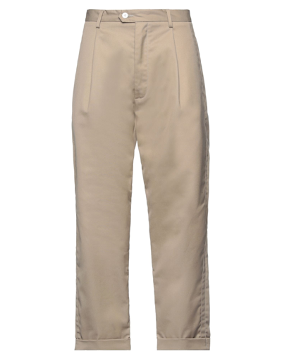 Shop J.w. Brine J. W. Brine Man Pants Khaki Size 33 Polyester, Cotton In Beige