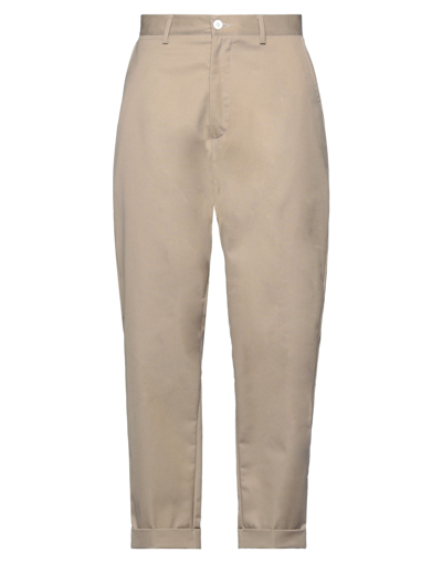 Shop J.w. Brine J. W. Brine Man Pants Camel Size 29 Polyester, Cotton In Beige