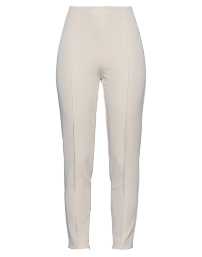 Shop Atos Lombardini Woman Pants Beige Size 8 Polyester, Rubber