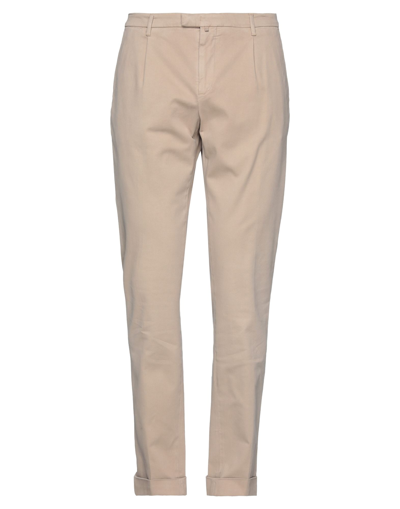 Shop Briglia 1949 Man Pants Beige Size 40 Cotton, Modal, Elastane