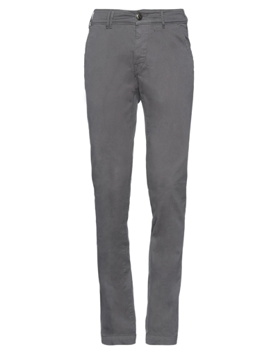 Shop Cycle Man Pants Lead Size 30 Cotton, Elastane In Grey