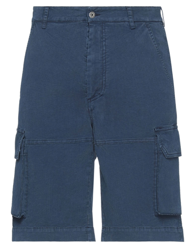 Shop Historic Man Shorts & Bermuda Shorts Midnight Blue Size S Cotton