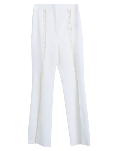 Shop Gabriela Hearst Woman Pants Ivory Size 6 Virgin Wool, Silk In White
