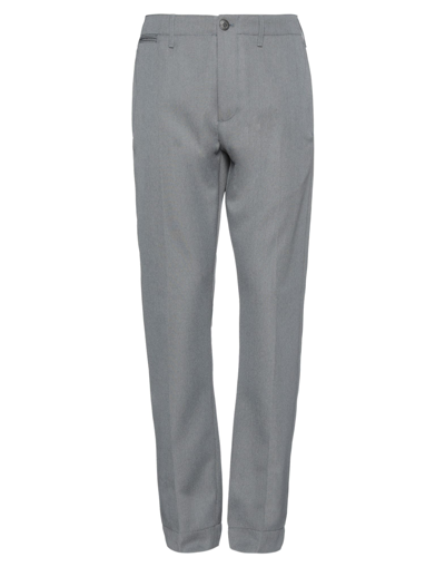 Shop Dondup Man Pants Grey Size 31 Polyester, Virgin Wool